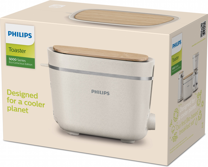 Тостер PHILIPS Eco Conscious Edition HD2640/10 - зображення 7