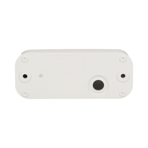 Кнопка дзвінка біла IP44 OR-DP-PD-1/W ORNO - зображення 2