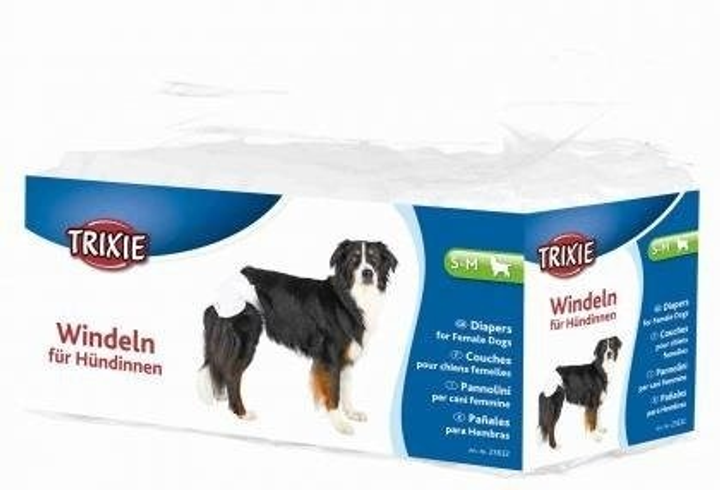 Памперси для собак (сучок) Trixie 23632 28-40 см 12шт (4011905236322) - зображення 1