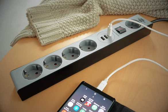 Подовжувач Brennenstuhl Premium-Line 5 розеток, USB зарядка 1.5 м (1159780615) - зображення 8