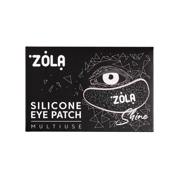 Многоразовые силиконовые патчи под глаза 1 пара Zola черные - Фото 1 Многоразовые силиконовые патчи под глаза 1 пара Zola черные - изображение 1