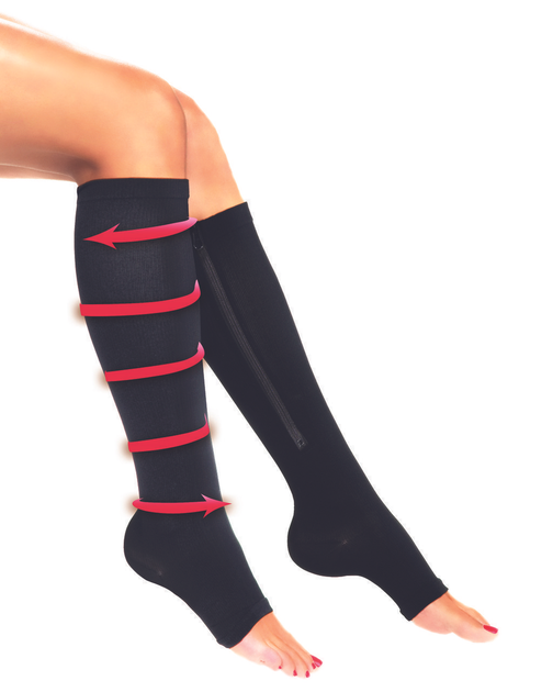 Компрессионные гольфы на молнии Zip Sox помощь при варикозе от продавца ...