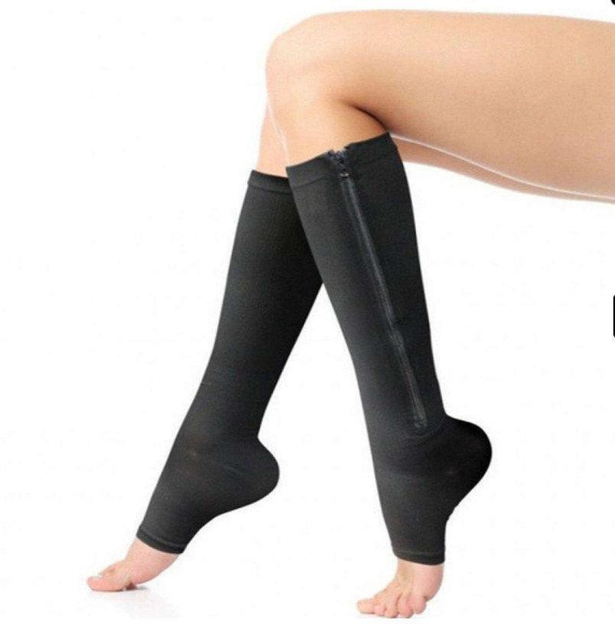 Компрессионные гольфы на молнии Zip Sox помощь при варикозе от продавца ...