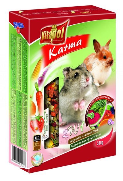 Повнораціонний корм для морських свинок Vitapol 1 кг (5904479013026) - зображення 1