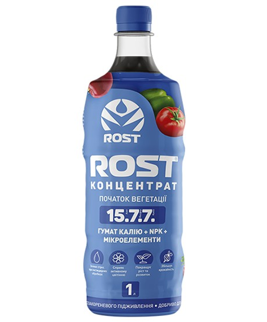 Рост Концентрат (15+7+7) 1л/12шт Кисон. – купить онлайн на ROZETKA