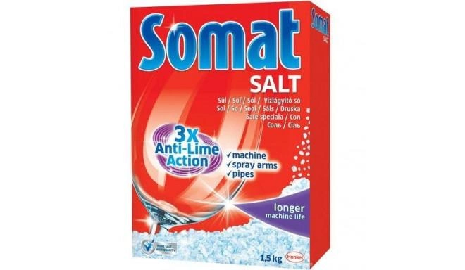 Sól do mycia naczyń w zmywarce Somat 3 działanie 1,5 kg (9000100147293) - obraz 1
