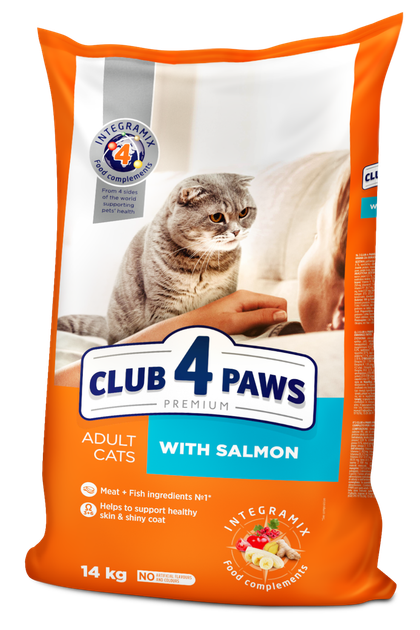 Сухой корм Клуб 4 лапы Club 4 Paws с лососем 14 кг. - изображение 2