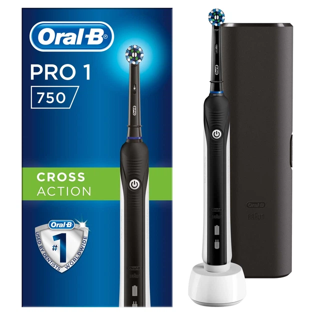 Електрична зубна щітка Oral-B Pro 750 Black (4210201219224_4210201218463) - зображення 8