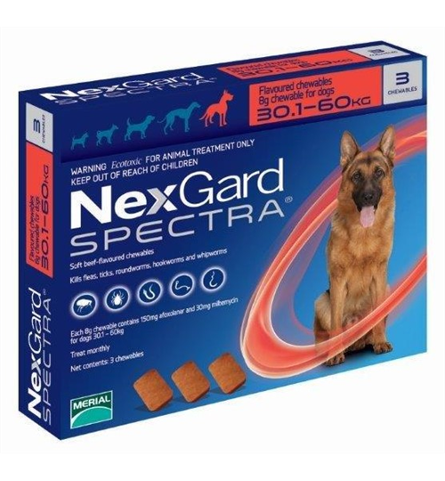 Таблетка Merial NexGard SPECTRA для собак 30.1-60 кг 1 таблетка - изображение 2