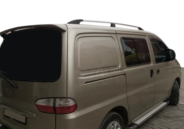 Рейлинги хром Пластиковые ножки для Hyundai H200, H1, Starex 1998-2007 гг - Фото 2 Рейлинги хром Пластиковые ножки для Hyundai H200, H1, Starex 1998-2007 гг - изображение 2