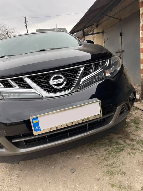 Рамка под номер хром Nissan (1 шт, нержавейка) для Nissan - изображение 4