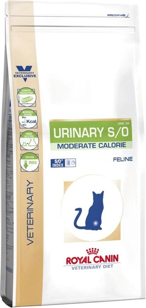 Sucha karma dla dorosłych kotów Royal Canin Urinary S/O Moderate Calorie Cat 3,5 kg (3182550764551) (3954035) - obraz 1