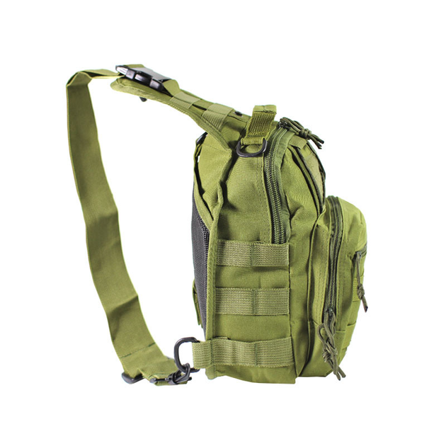 Тактичний рюкзак AOKALI Outdoor B14 Green на одне плече армійський (K/OPT2_6802-24432) - зображення 2