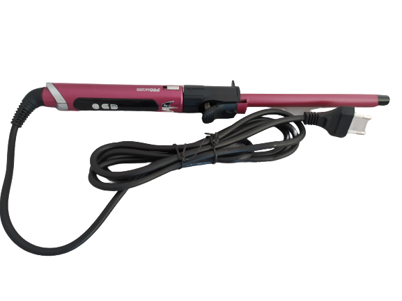 Керамическая плойка для волос ProMozer PM-6629 9мм/13см, 80-230С, 100-240v, 45-65Вт, 15 режимов, тонкая плойка - изображение 3