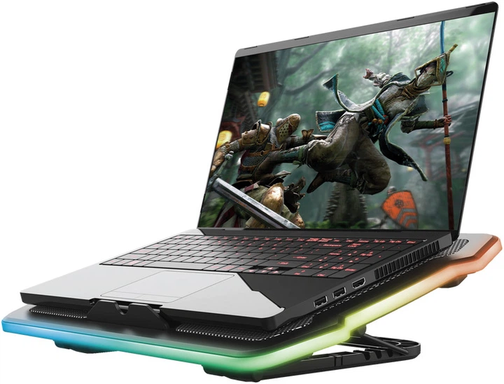 Chłodząca podstawka pod laptopa Trust GXT1126 AURA Black (8713439241921) - obraz 7