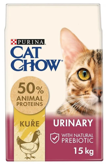 Сухий корм для здоров'я сечовивідної системи дорослих котів Cat Chow Urinary Tract Health зі смаком курки 15 кг (5119673) - зображення 1