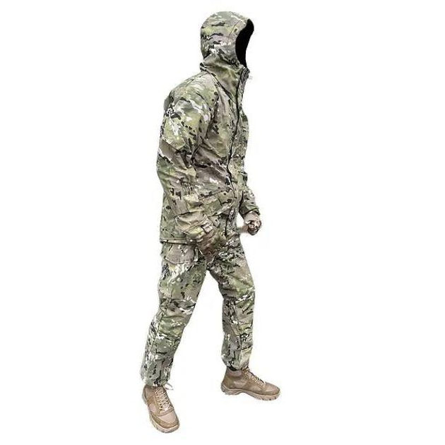 Мужской тактический костюм рип-стоп на флисе ВСУ (ЗСУ) Мультикам 20222170-50 9978 50 размер хаки - изображение 1