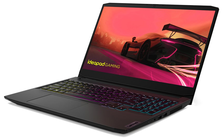 Laptop Lenovo IdeaPad Gaming 3 15ACH6 (82K20152PB) Shadow Black - obraz 2