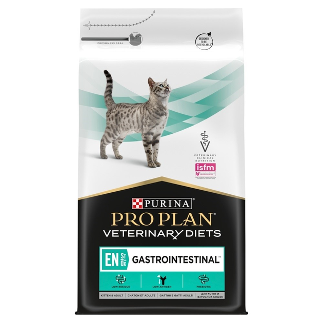 Sucha karma dla kotów Purina Pro Plan Veterinary Diets EN ST/OX Gastrointestinal 5 kg (7613035163980) - obraz 1