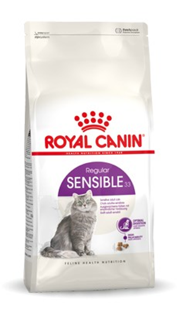 Sucha karma dla kotów Royal Canin Sensible 10 kg (2521100/11418) (3182550702355/0262558702359) - obraz 1