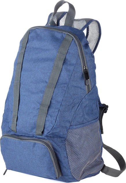 Рюкзак складной Troika "BAGPACK", синий 4010863 - Фото 2 Рюкзак складной Troika "BAGPACK", синий 4010863 - изображение 2