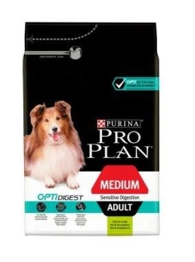 Sucha karma dla psa Purina Pro Plan Medium z jagnięciną 3 kg (7613035214798) - obraz 1