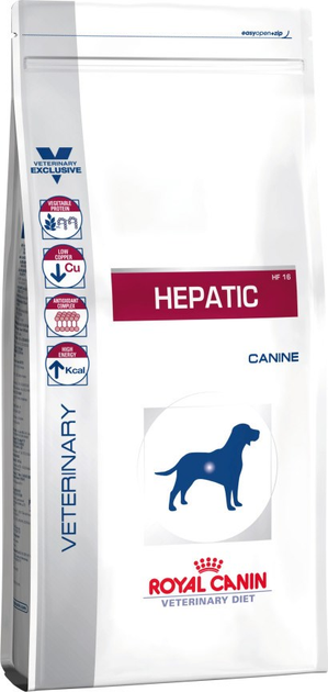 Sucha karma dla psa Royal Canin Hepatic Canine na choroby wątroby 12 kg (3182550771740) (91645) (39271201) - obraz 2