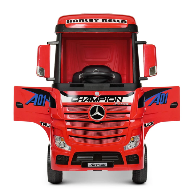 Дитячий електромобіль Вантажівка Bambi M 4208EBLR-3 Mercedes-Benz до 30 кг - зображення 3