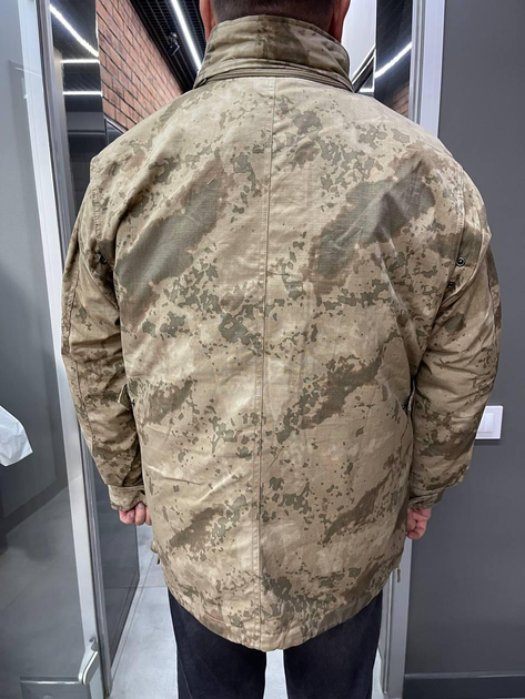 Куртка-парка тактическая на позднюю осень, цвет Жандарм, размер 3XL, теплая куртка для военных - изображение 2