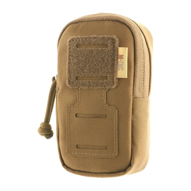 Тактический утилитарный подсумок навесной M-Tac, сумка органайзер плечевой вертикальный Elite Coyote койот - изображение 1