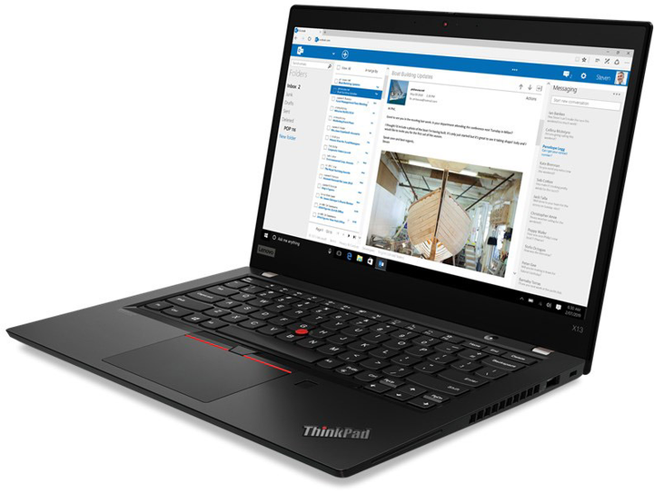 Ноутбук Lenovo ThinkPad X13 (20UF0038PB) Black - зображення 3