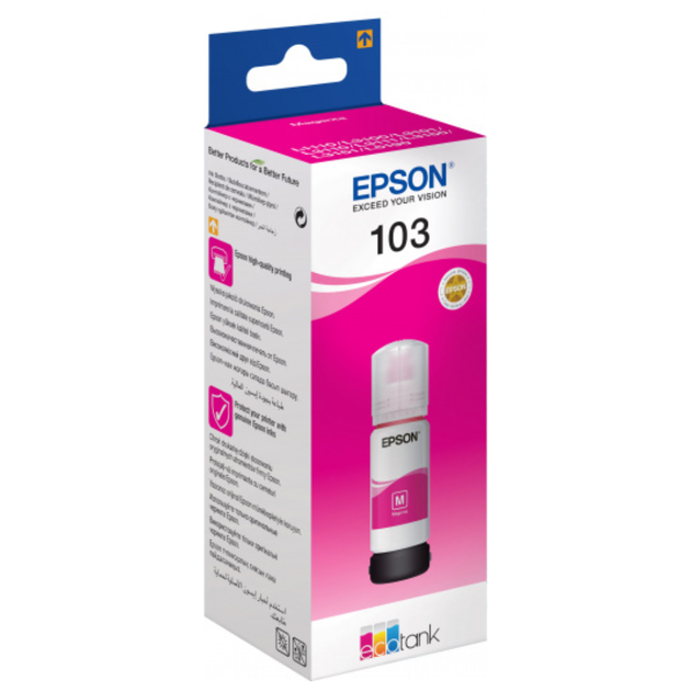 Чернила для струйного принтера Epson L31xx Magenta для L3150/L3160/L3100/L3110/L3156/L5190 Пурпурный - изображение 3