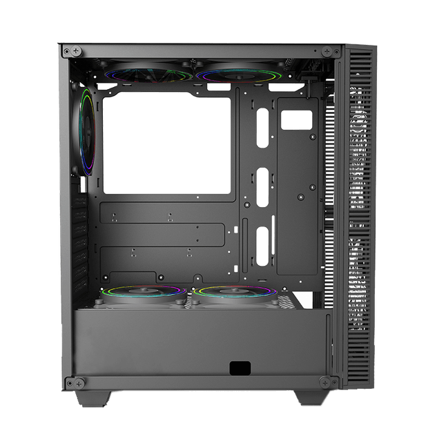 Корпус компьютерный ATX GameMax RockStar 2 без блока питания/RGB-подсветка/боковое окно Черный - изображение 8
