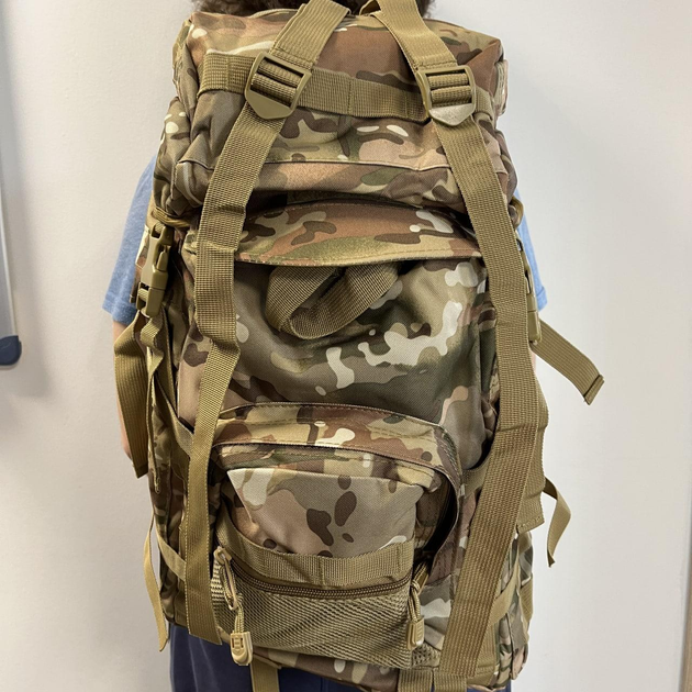Тактический рюкзак на 60л BPT1-60 мультикам - изображение 1