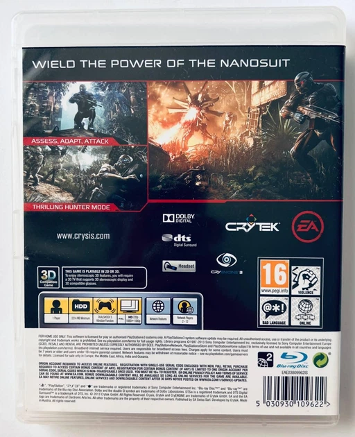 Crysis 3, Б/У, русская версия - диск для PlayStation 3 - Фото 2 Crysis 3, Б/У, русская версия - диск для PlayStation 3 - изображение 2