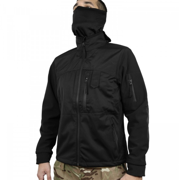 Куртка Combat Desert - Windblocker Helikon-Tex Black XXL/Regular Тактическая - изображение 2