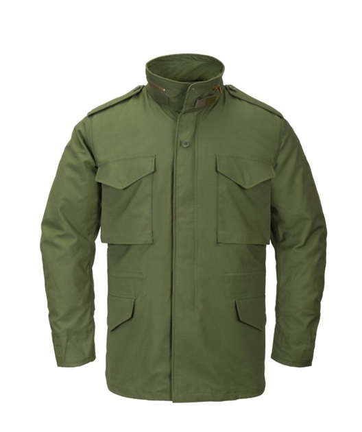 Куртка (Сатина) M65 Jacket - NyCo Sateen Helikon-Tex Olive Green XXXL/Regular Тактична чоловіча - зображення 2