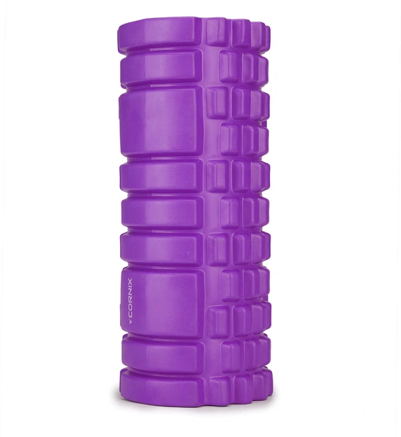 Набор Массажный ролик Cornix EVA 33 x 14 см XR-0032 Violet + Массажный мяч Cornix XR-0119 Lacrosse Ball 6.3 см Фиолетовый - изображение 4