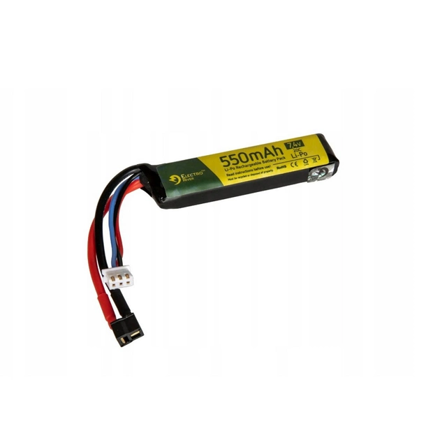 Аккумулятор Electro River LiPo 7.4V 550mAh 20C Battery AEP 2000000106717 - изображение 1