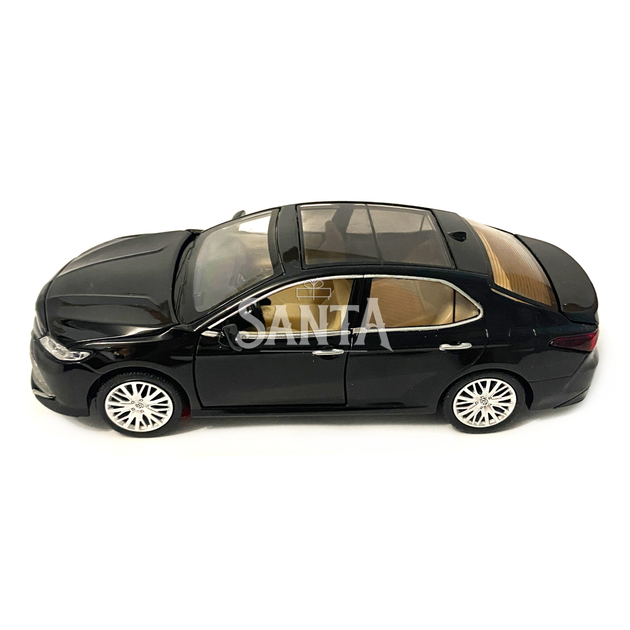 Машинка игрушечная металлическая Toyota Camry 70 Автопром Тойота кемри, черный, свет, звук, откр. двери, баг., капот 14,5*5,5*4 см (68459) - изображение 3