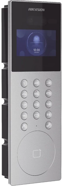 IP вызывная панель со считывателем лица Hikvision DS-KD9203-E6, 2Мп - изображение 2