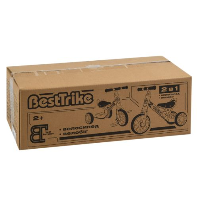 Беговел(велобег) Corso велосипед 3-х колесный Best Trike Красный ...