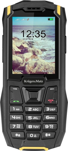 Telefon komórkowy Kruger&Matz Iron 2 Black/Orange DualSim (KM0459) - obraz 1