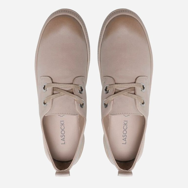 Жіночі дербі Lasocki Puszan WI23-PUSZAN-20 37 (24.1 см) Beige (5904862589732) - зображення 5
