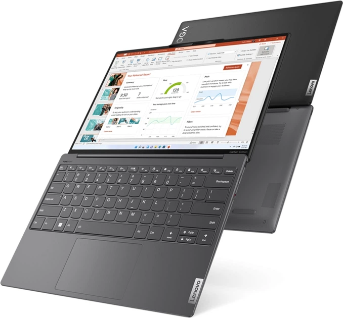 Ноутбук Lenovo Yoga Slim 7 Carbon 13IAP7 (82U9003GPB) Onyx Grey - зображення 13