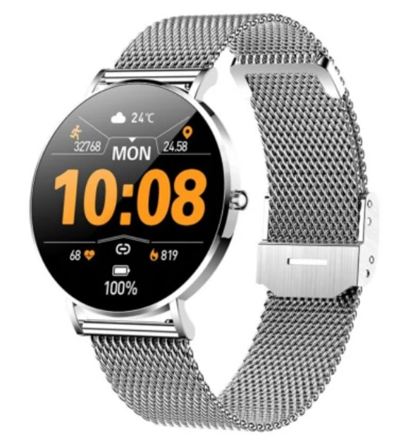Женские серебряные умные часы смарт DT8 Ultra Amoled Silver (184239 ...