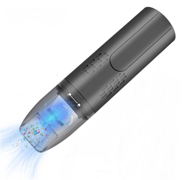 Автомобильный пылесос ручной портативный Car Vacuum Cleaner для сухой уборки Grikey Mini (2500mAh, 75W, USB) - изображение 3