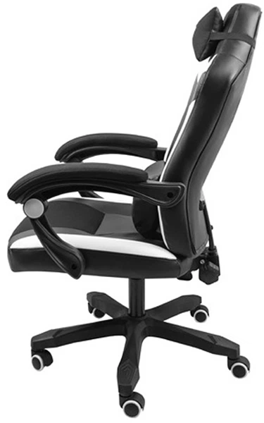 Fotel gamingowy Fury Gaming Chair Avenger M+ Black-White (NFF-1710) - obraz 4
