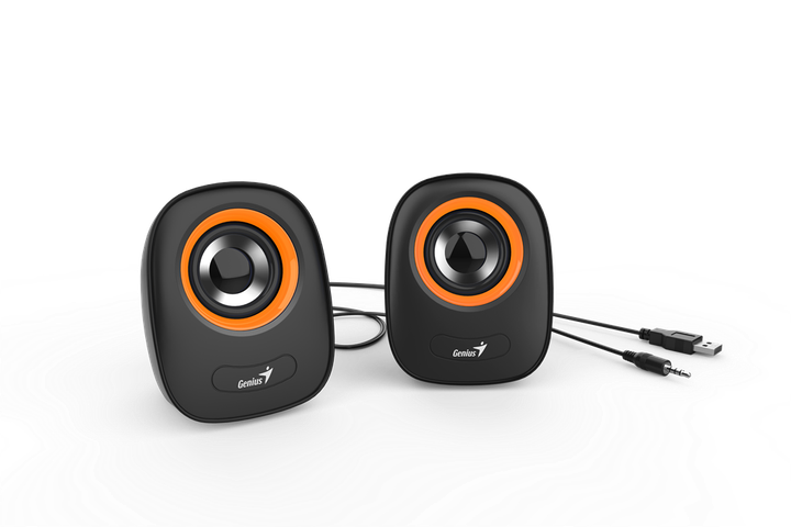 Акустична система/колонки Genius SP-Q160-О для комп'ютера 6W/USB Помаранчевий - зображення 2