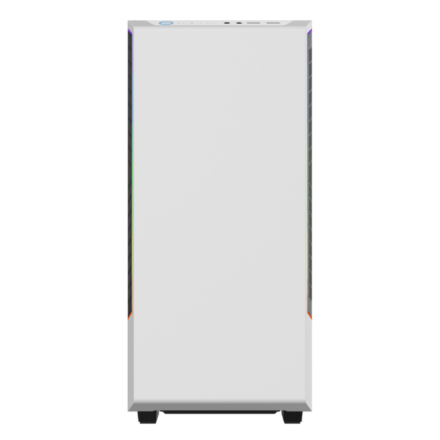 Корпус компьютерный ATX GameMax Panda White без блока питания/Middle tower/RGB-подсветка Белый - изображение 2